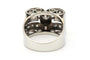 52 Art Déco - Bague en or blanc 18 carats et diamants 58 Facettes 23386