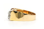 60 Art Déco - Bague en or jaune et blanc 18 carats et diamants taille rose 58 Facettes 23502
