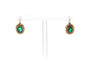 Napoléon III - Boucles d'oreilles en or jaune, perles et cristal 58 Facettes 23543