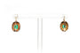 Napoléon III - Boucles d'oreilles en or jaune, perles et cristal 58 Facettes 23543