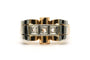 56 Art déco - Bague en or jaune et blanc 18 carats et diamants 58 Facettes 22767