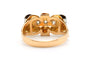 56 Art déco - Bague en or jaune et blanc 18 carats et diamants 58 Facettes 22767