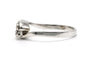 55 Bague années 70 en or blanc 18 carats et diamants 58 Facettes 23337
