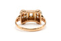55 Art déco - Bague en or jaune 18 carats et diamants 58 Facettes B819