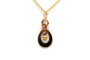 Napoléon III - Pendentif en or jaune 18 carats et perles 58 Facettes B821