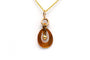Napoléon III - Pendentif en or jaune 18 carats et perles 58 Facettes B821
