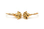 Art déco - Boucles d'oreilles dormeuses en or jaune 18 carats 58 Facettes B824