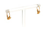 Art déco - Boucles d'oreilles dormeuses en or jaune 18 carats 58 Facettes B824