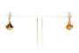 Art déco - Boucles d'oreilles dormeuses en or jaune 18 carats 58 Facettes B824