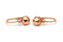 Boucles d'oreilles Art déco en or jaune 18 carats 58 Facettes B825