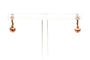 Boucles d'oreilles Art déco en or jaune 18 carats 58 Facettes B825