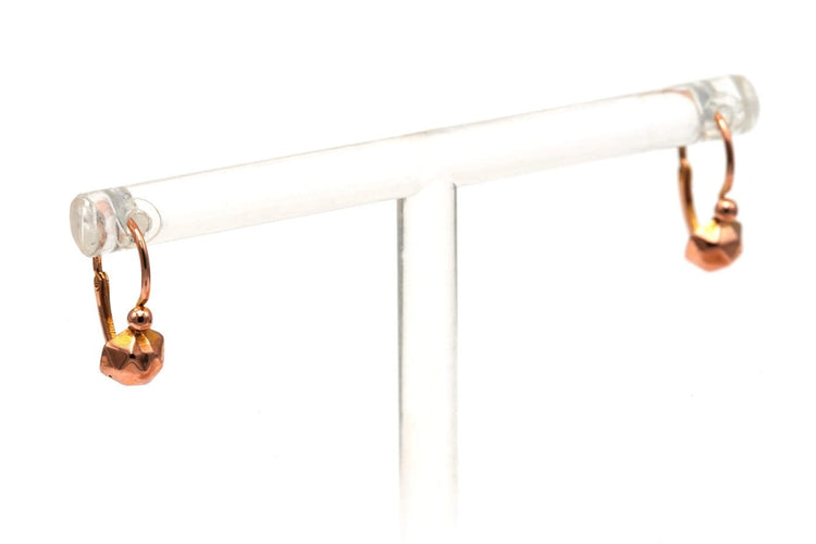 Boucles d'oreilles Art déco en or jaune 18 carats 58 Facettes B825