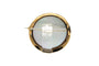 Napoléon III - Broche en or jaune 18 carats et porcelaine 58 Facettes B827