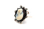Art Nouveau - Broche en or blanc, agate et diamants 58 Facettes B837