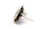 Art Nouveau - Broche en or blanc, agate et diamants 58 Facettes B837