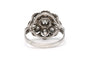 52 Bague années 50 en or blanc 18 carats et diamants 58 Facettes B859
