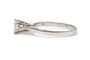 52 Bague contemporaine en or blanc et diamant 58 Facettes 23721