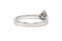 53 Bague contemporaine en or blanc 18 carats et diamants 58 Facettes DEP-SAD1