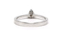 53 Bague contemporaine en or blanc 18 carats et diamants 58 Facettes DEP-SAD1