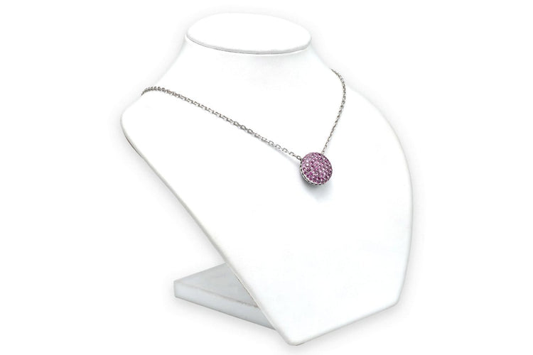 Boucheron Tentation Macaron - Collier en or blanc, saphirs et améthyste 58 Facettes 23782