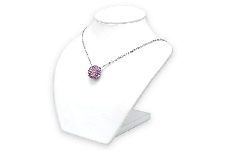 Boucheron Tentation Macaron - Collier en or blanc, saphirs et améthyste 58 Facettes 23782
