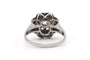 56 Bague Art déco en or blanc 18 carats et diamants 58 Facettes B866