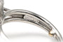 48 Bague contemporaine en platine, saphir et diamants baguette 58 Facettes DEP-BORK