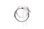 Boucles d'oreilles dormeuses en or blanc 18 carats 58 Facettes B880
