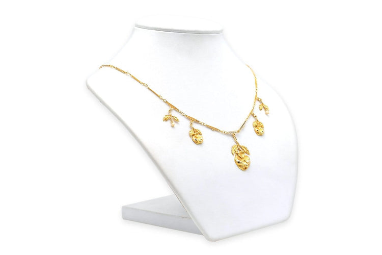 Art Nouveau - Collier en or jaune 18 carats et perles 58 Facettes 23794
