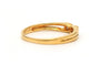 52 Bague contemporaine en or jaune 18 carats et diamants 58 Facettes 23829