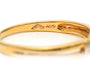 52 Bague contemporaine en or jaune 18 carats et diamants 58 Facettes 23829