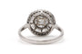 59 Bague contemporaine en or blanc 18 carats et diamants 1,22 ct 58 Facettes 23827