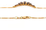 Collier en or jaune 18 carats et grenats 58 Facettes 23840
