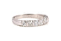 54 Bague contemporaine en or blanc 18 carats et diamants 0,70 ct 58 Facettes 23903