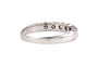 54 Bague contemporaine en or blanc 18 carats et diamants 0,70 ct 58 Facettes 23903
