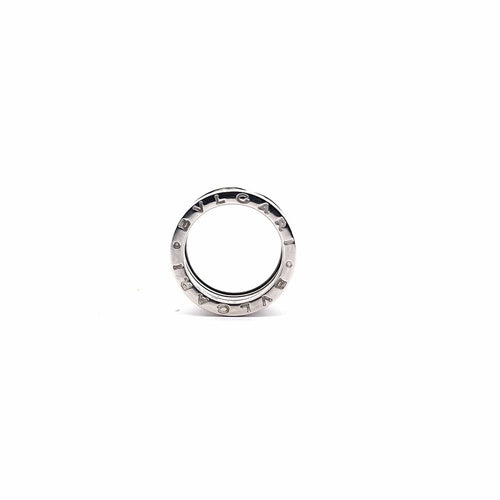 53 Bulgari BZero1 - Bague 4 rangs en or blanc 18K 58 Facettes 04062030217