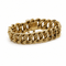 Bracelet double maille entrelacée en or 750 58 Facettes BRA-1108-02