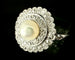55 Art nouveau - Bague en platine, perle fine et diamants 58 Facettes Bague 23