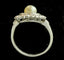 55 Art nouveau - Bague en platine, perle fine et diamants 58 Facettes Bague 23