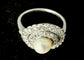 55 Art nouveau - Bague en platine, perle fine et diamants 58 Facettes Bague 23