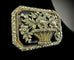 Napoléon III - Broche en or jaune, argent, émail et diamants 58 Facettes Broche 3