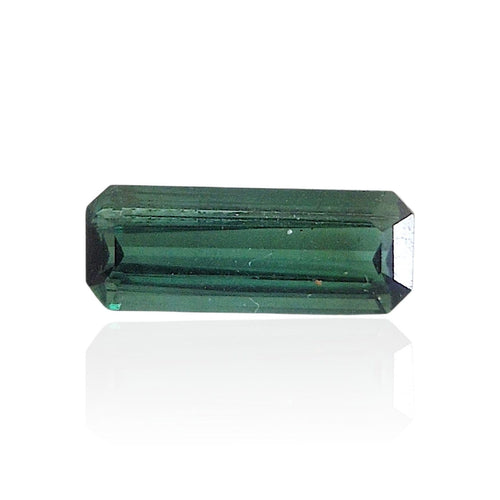 Tourmaline cuprifère - Pierre 1,315 ct bleu-vert du Mozambique 58 Facettes #26-138-TMCPEM