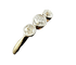 54 Bague trilogie ancienne en or jaune, platine et diamants 58 Facettes Bague 0012