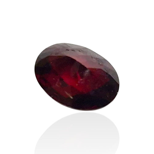 Grenat almandin - Pierre ovale mixte 1,375 ct du Cameroun 58 Facettes #26-139-GRALOV