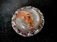 Pendentif équestre en cristal d’Essex, or jaune, rubis et diamants 58 Facettes Pendentif 19