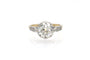 51 Bague ancienne en or jaune et blanc 18 carats et diamants 58 Facettes 13524