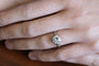 51 Bague ancienne en or jaune et blanc 18 carats et diamants 58 Facettes 13524
