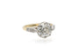 51 Bague ancienne en or jaune et blanc 18 carats et diamants 58 Facettes 13524