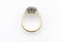 51 Bague ancienne en or jaune et blanc 18 carats et diamants 58 Facettes 13524