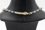 Collier en or jaune et blanc, saphirs et diamants 58 Facettes NN1